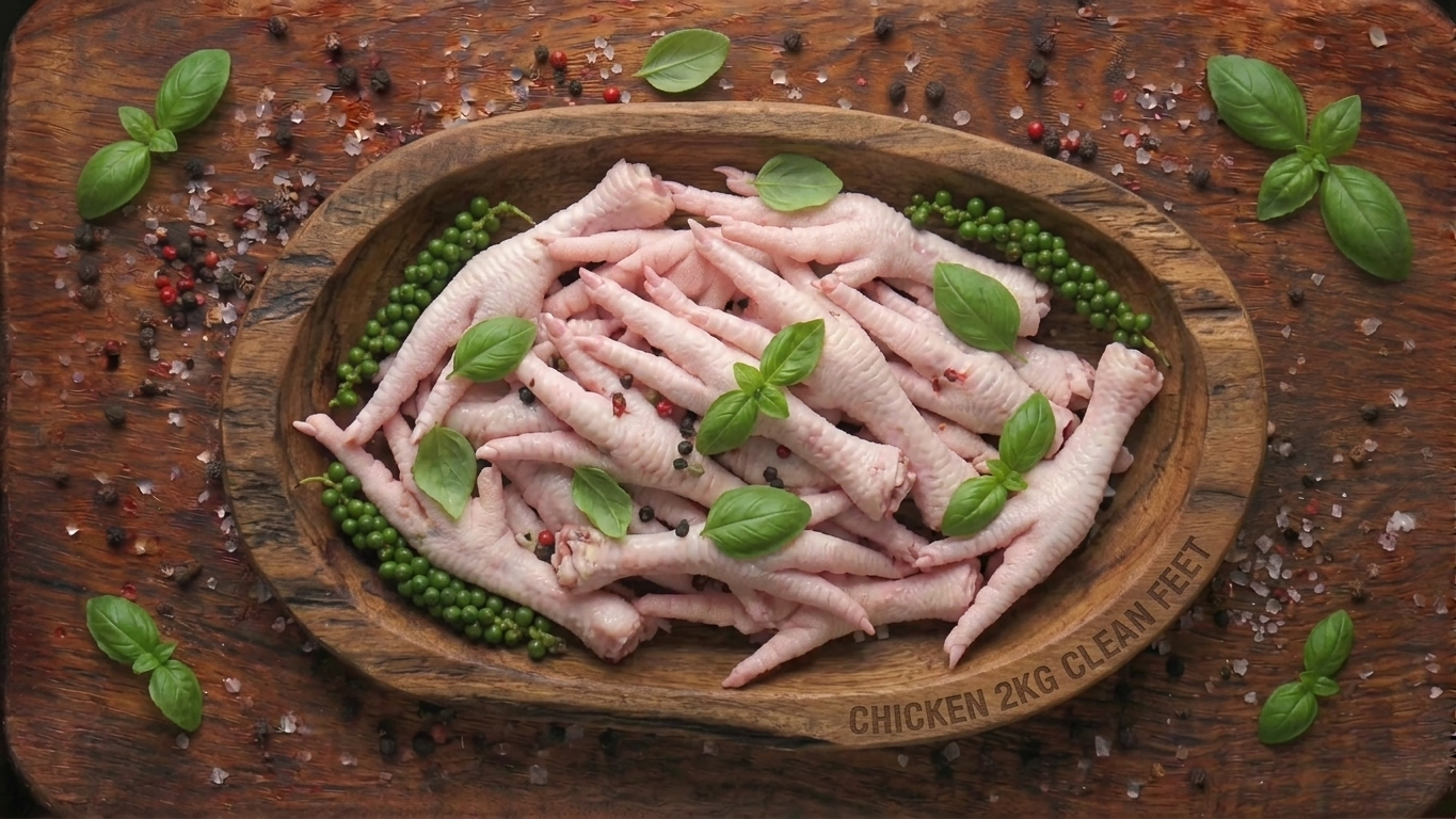 CHICKEN 2KG CLEAN FEET IMPORTE